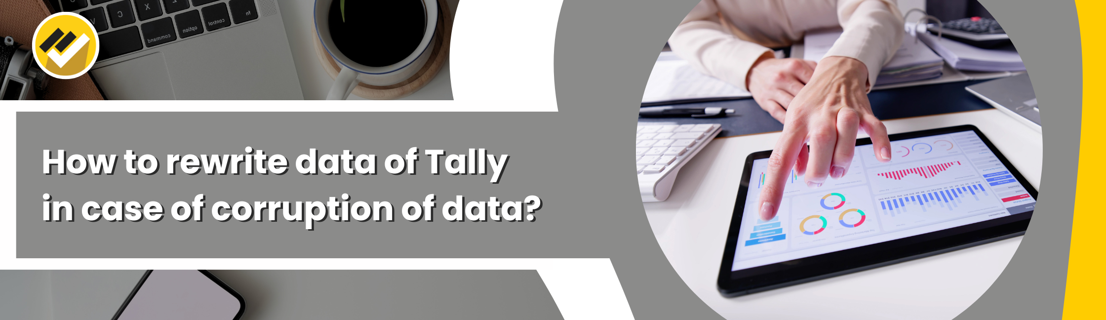 How to rewrite data of Tally in case of corruption of data