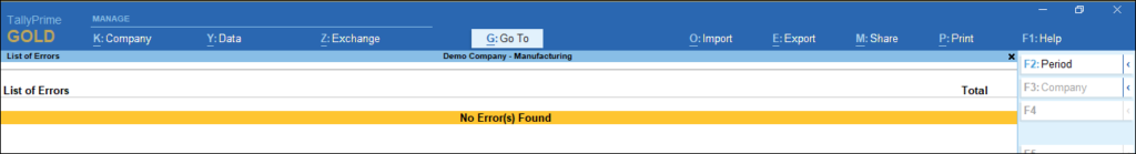 How to Split Your Data for the New Financial Year in Tally Prime - Verify Company data before split your data in Tally prime